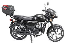 Мопед KT50 Alpha "Пегас" РЕСТАЙЛИНГ (Тюнинг) компл:ЛЮКС с обтекателем фары ЧЕРНЫЙ ГЛЯНЦЕВЫЙ