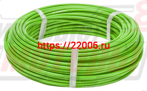 Оплетка троса тормоза вело 4,9мм (метражом) "СТЕЛС" зеленая
