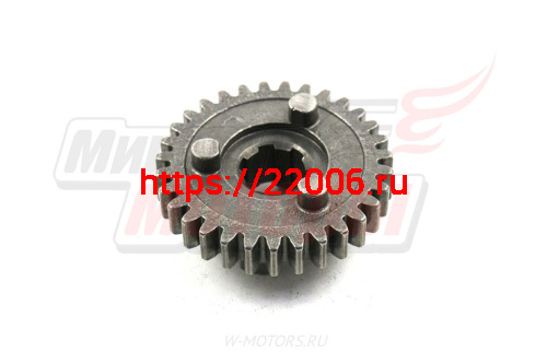 Шестерня 31 зуб. подвижная вторичного вала Alpha, Zodiak фото 2