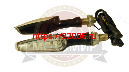 Боковой фонарь (LED) (компл. - 1 пар) WKT-TL-03 черный фото 2