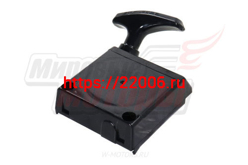 Стартер в сборе мотокосы, опрыскивателя, генератора на основе двигателя мотокосы (1321) (квадрат) фото 2