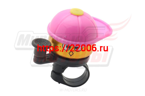 Звонок Вело "Кепка" алюминий/пластик (разные цвета)(10A-05) фото 4