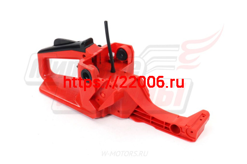 Бензобак "Цыганка" 45,52 в сборе (ручка, курок газа, фильтр топл.) фото 2