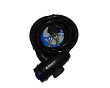 Замок для велосипеда с ключом тросовый 650-1000мм, большой замок,противоугонный (TRB-1407В), 103.101