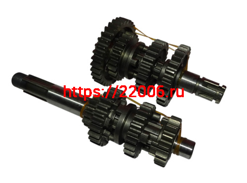 Коробка в сборе Баджадж Боксер 150 (валы и шестерни) для 5 ст.кпп (аналог)