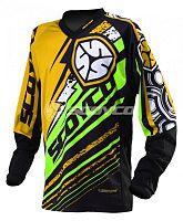 Футболка для мотокросса (Джерси) T200 зеленая (XXL) Scoyco