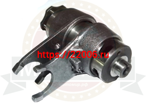 Вал червячный п/п (копирный) Альфа "Zodiak" в сборе с вилками №1 по кругу фото 3