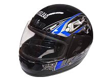 Шлем интеграл "Safelead" HF-101 NEW черный (Q19B)(Q29) размер M