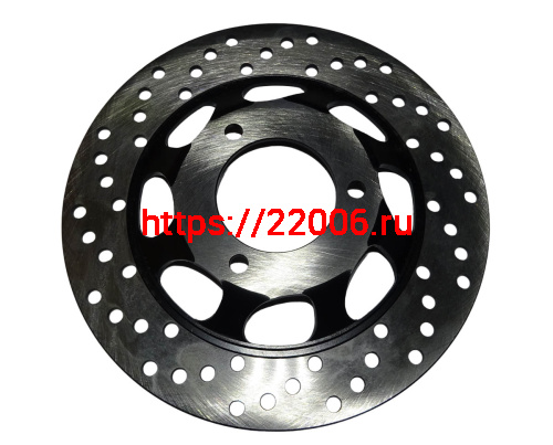 Диск тормозной передний (220х58х3) (отв: 3х70) скутер TRACER ADV (Е126) фото 2 Диск тормозной передний (220х58х3) (отв: 3х70) скутер TRACER ADV (Е126) фото 2