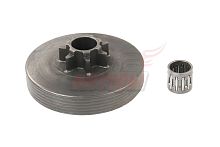 Барабан сцепления-звездочка "Цыганка" 45,52,62 цельная(с подш)0,325-7 d71(Carver,Forza,Patriot,Forvard,SD-Master)