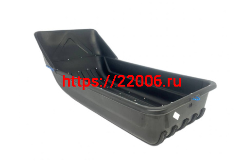 Сани волокуши снегоходные 1450 с отбойником, демпфером, накладками (1710х750х560)