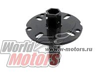 Ступица колеса МБ вал S24 (универсальная на 4 и 5отв., L=165мм) с выступом